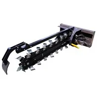 স্কিড স্টিয়ার ট্রেনচার সংযুক্তি